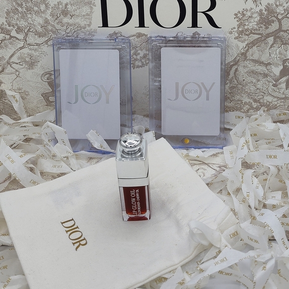 DIOR Collector Set | Large & Small Joker JOY Cards + Lip Glow Oil + Pouch - Picture 2 of 2